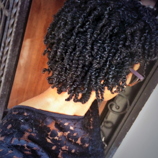 My twist out was 7 hours old in this picture. Look at that definition!